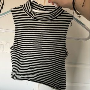 Striped crop top